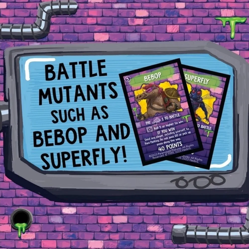 NEW Monopoly TMNT Teenage Mutant Ninja Turtles Mutant Mayhem Edition Board Game